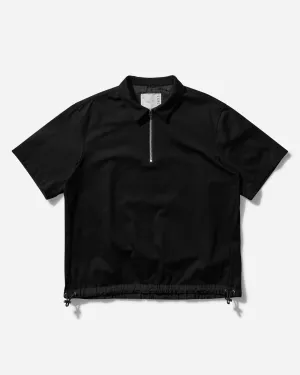 Men's Cotton Jersey Polo Shirt Black