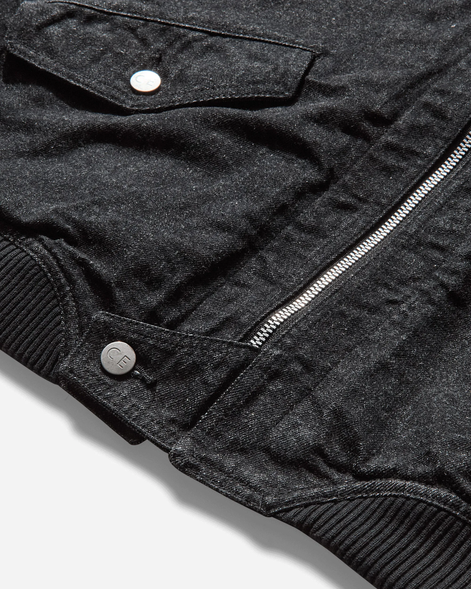 Men's DBL Flap Zip Jacket Black