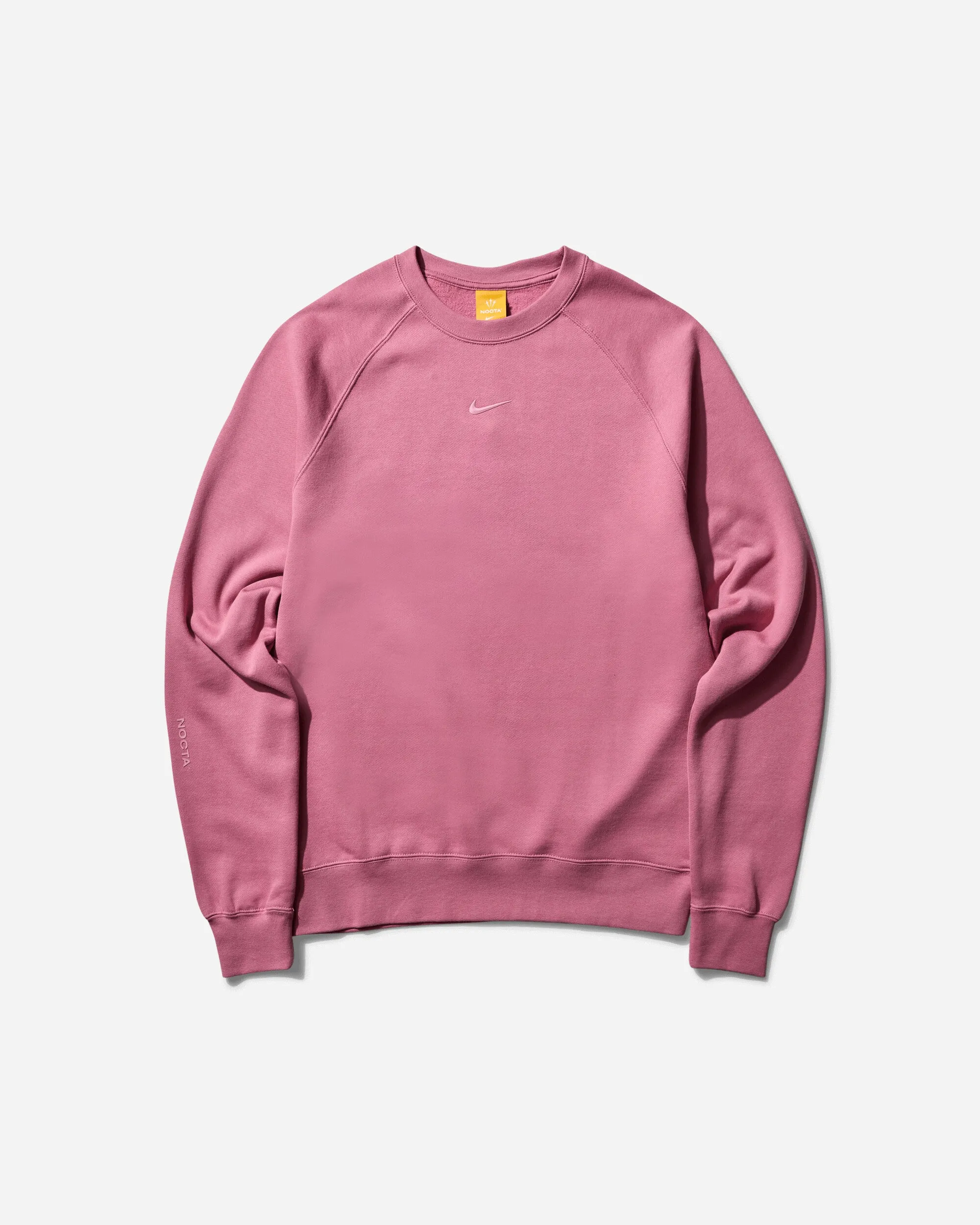 Men's NOCTA Fleece Crewneck Sweatshirt Desert Berry
