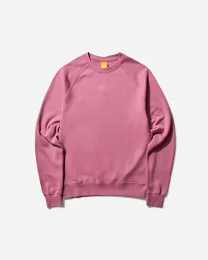 Men's NOCTA Fleece Crewneck Sweatshirt Desert Berry