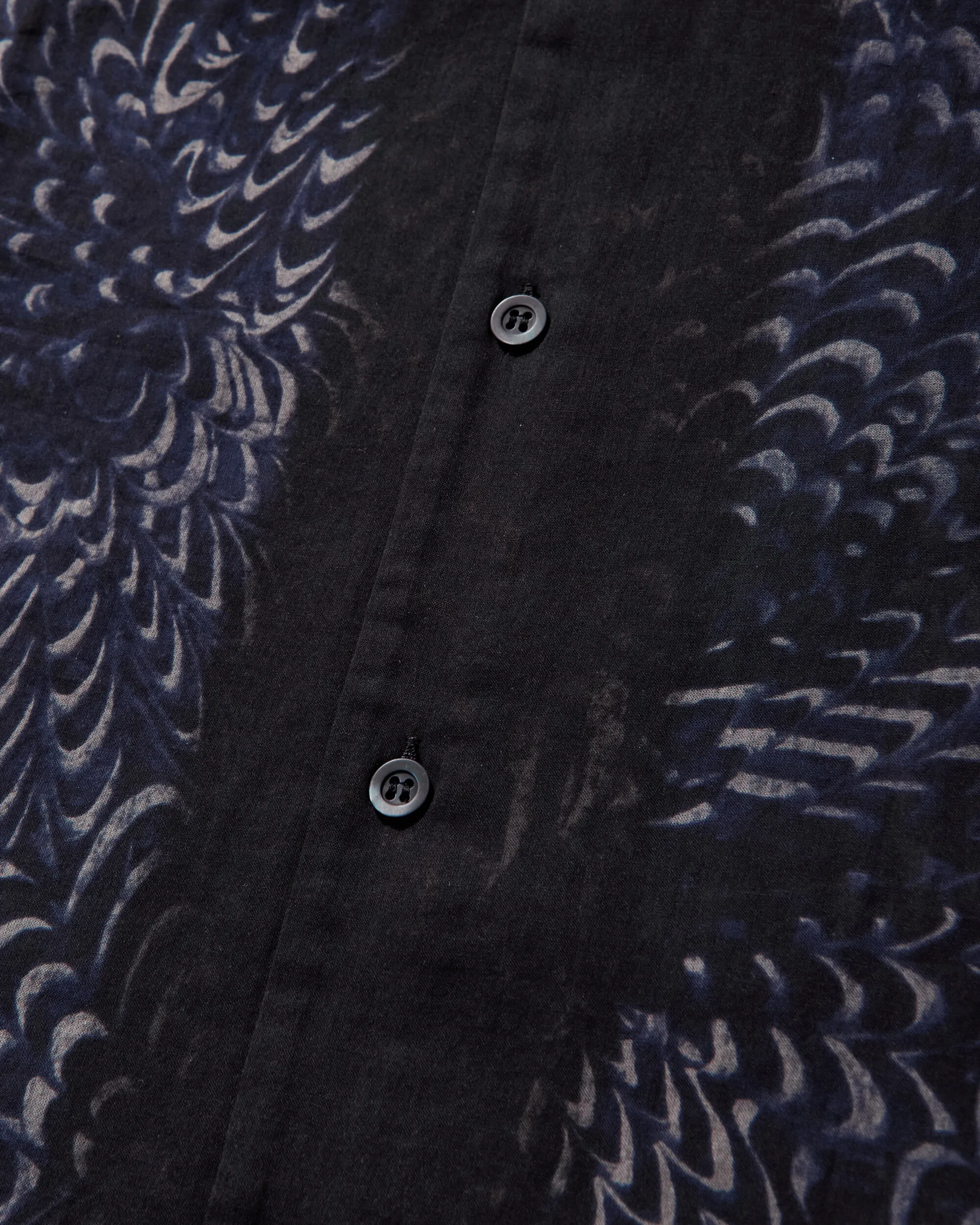 Men's Printed Shortsleeve Shirt Navy