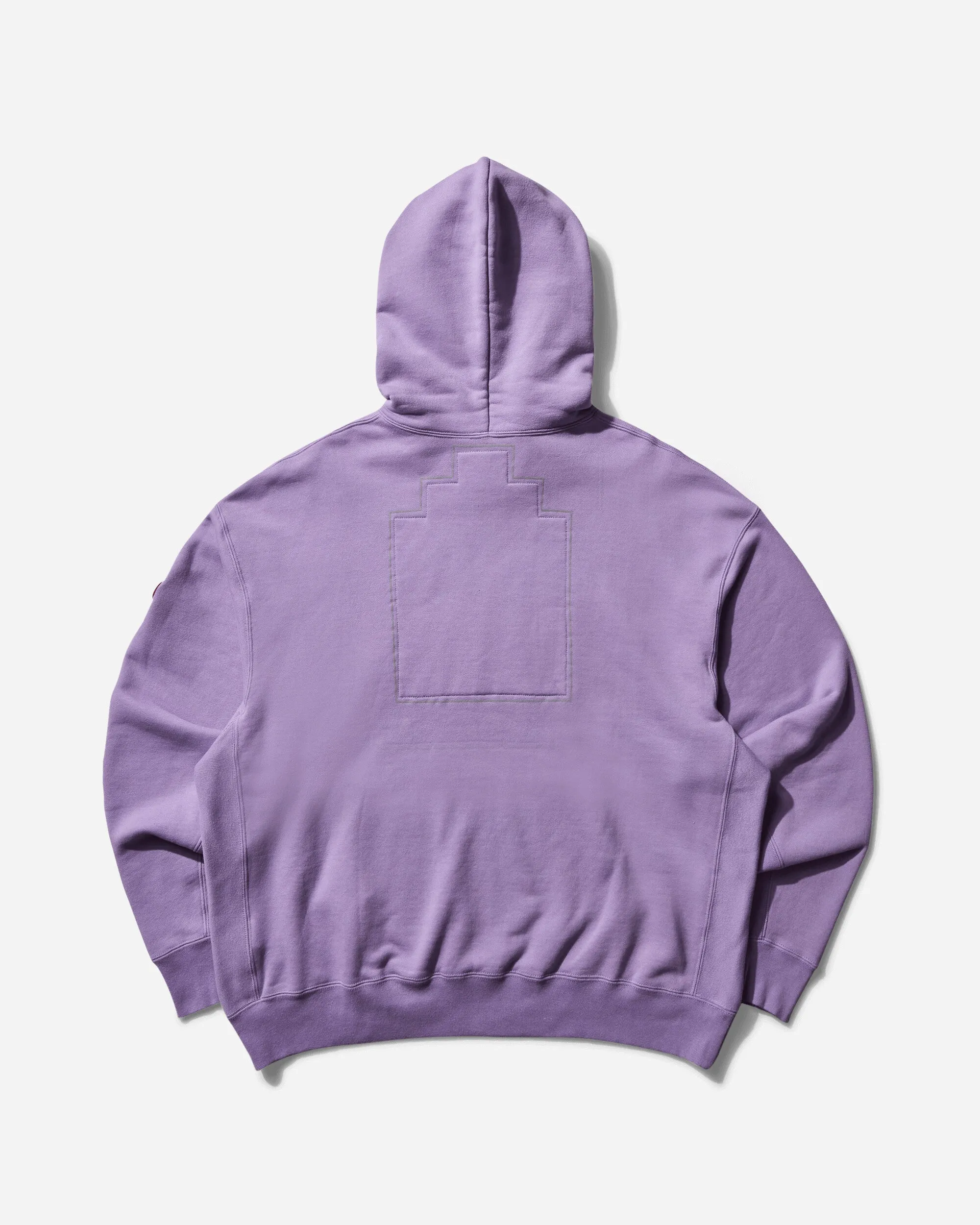 Men's Solid Hoodie Purple