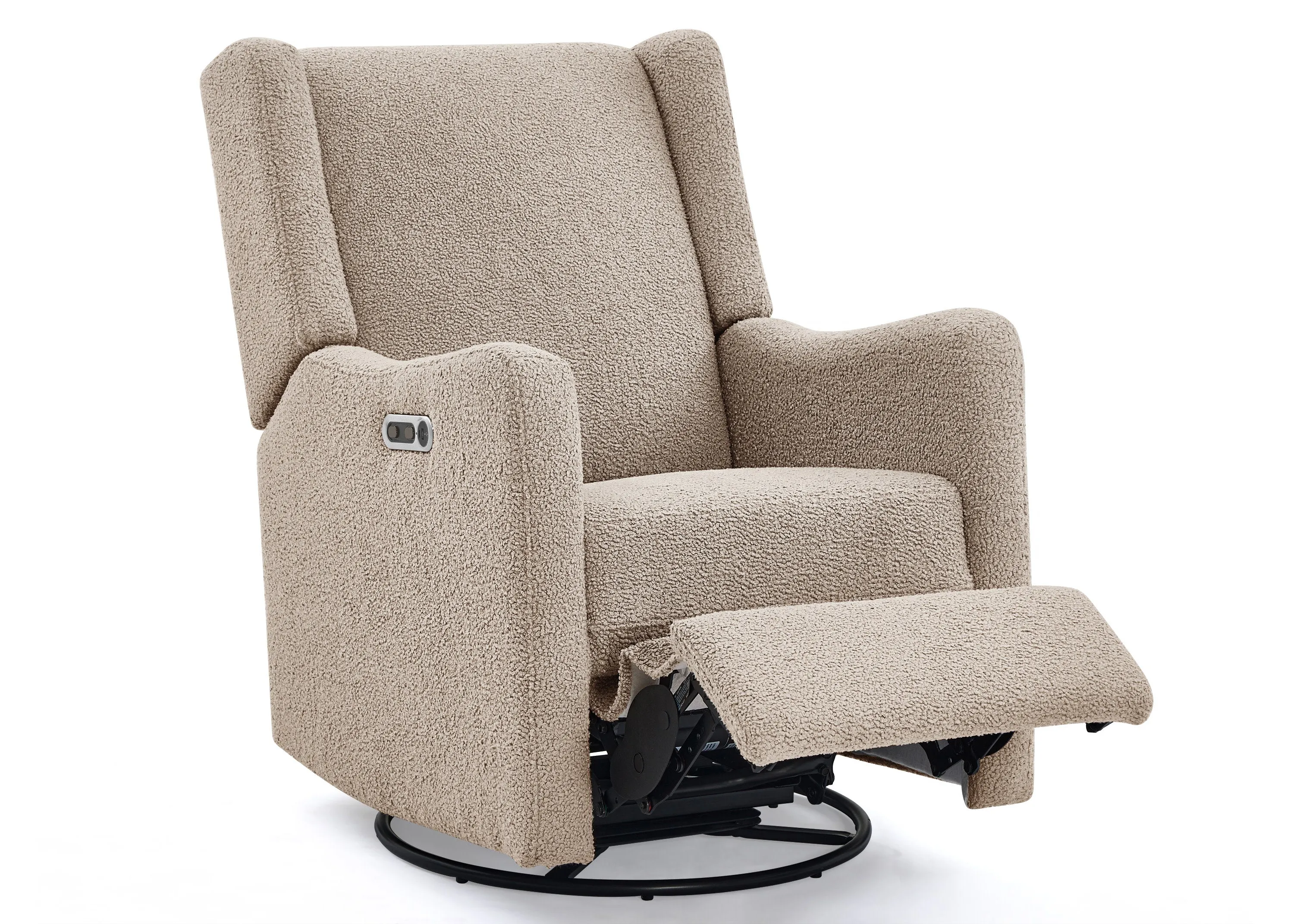 Mercer Electronic Power Recliner and Swivel Glider with USB-A and Type-C Ports in Stain-Resistant Performance Fabric