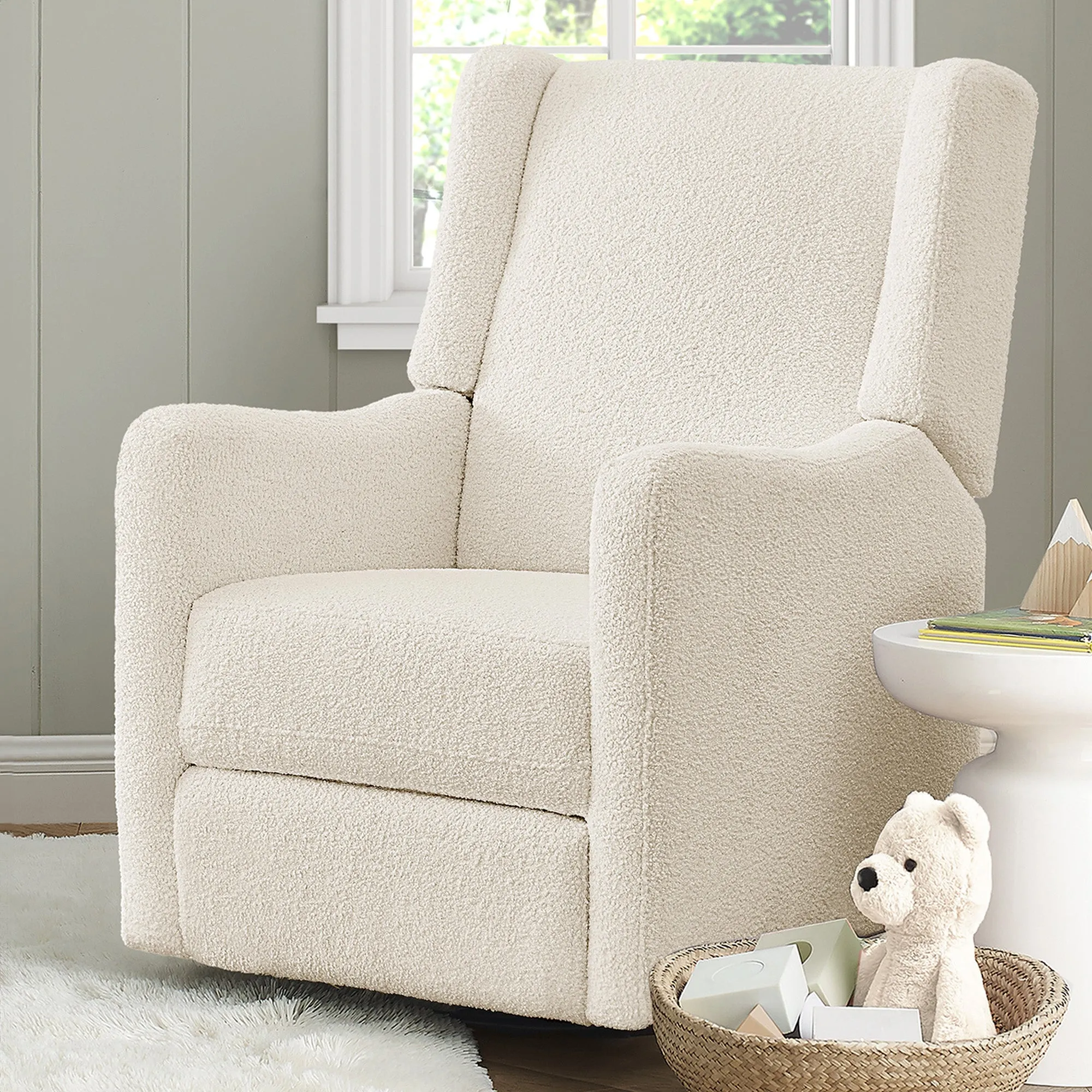 Mercer Electronic Power Recliner and Swivel Glider with USB-A and Type-C Ports in Stain-Resistant Performance Fabric