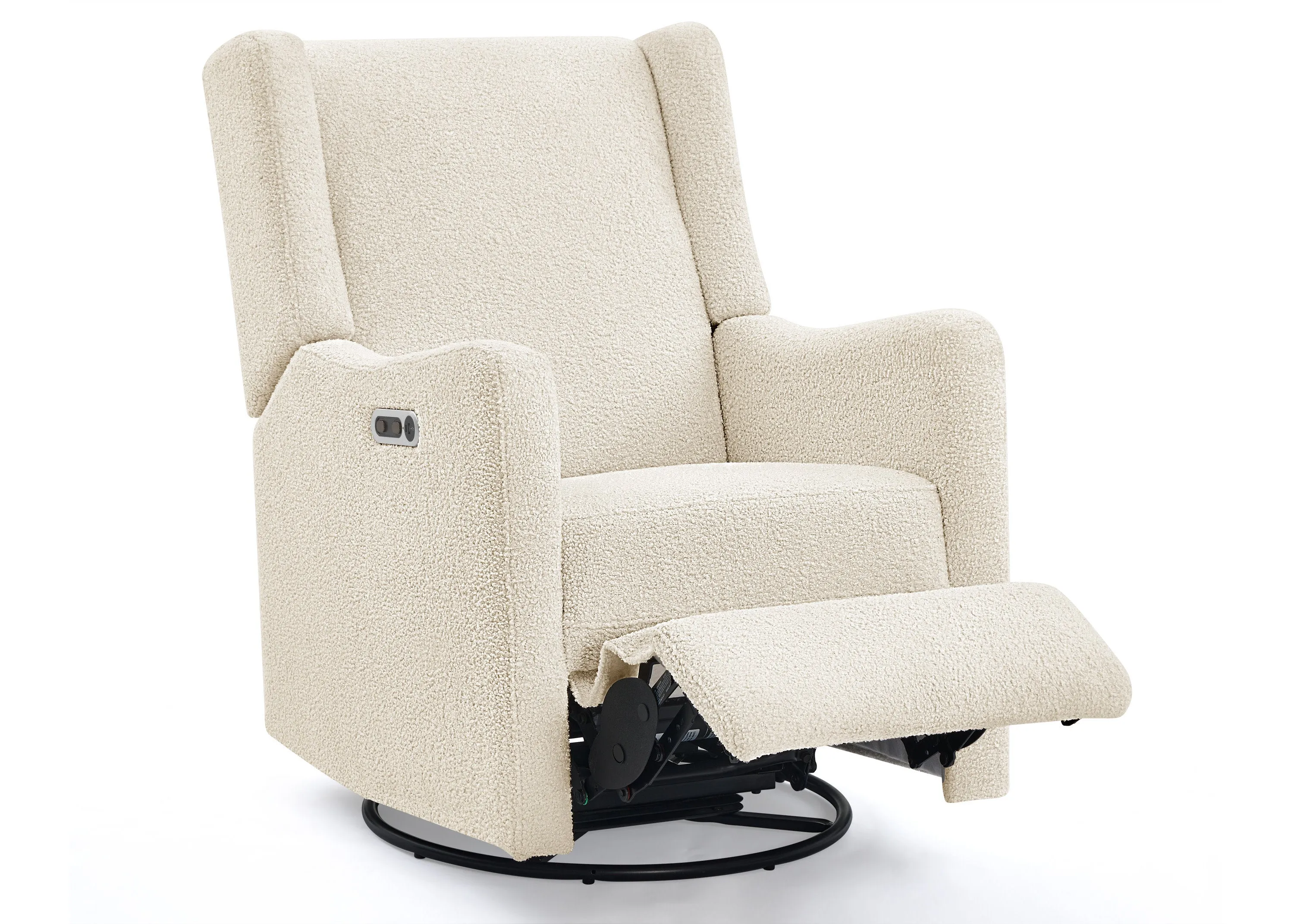 Mercer Electronic Power Recliner and Swivel Glider with USB-A and Type-C Ports in Stain-Resistant Performance Fabric