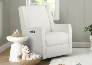 Mercer Electronic Power Recliner and Swivel Glider with USB-A and Type-C Ports in Stain-Resistant Performance Fabric