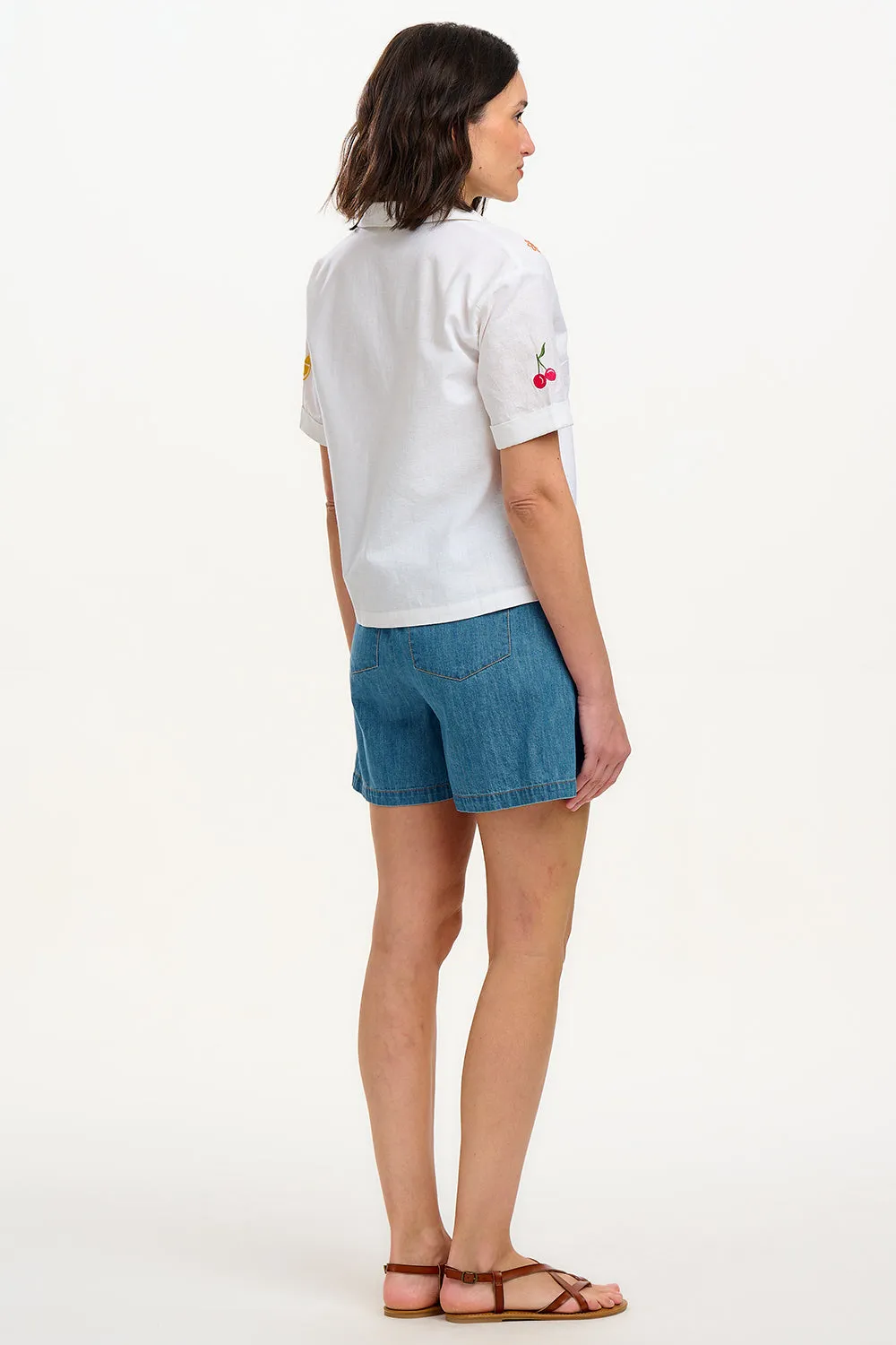 Michelle Shirt - Off-White. Fruit Cocktail