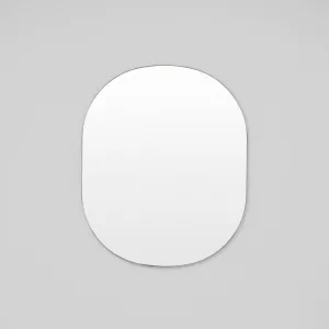 Miller Large Black Oval Mirror 90cm x 110cm