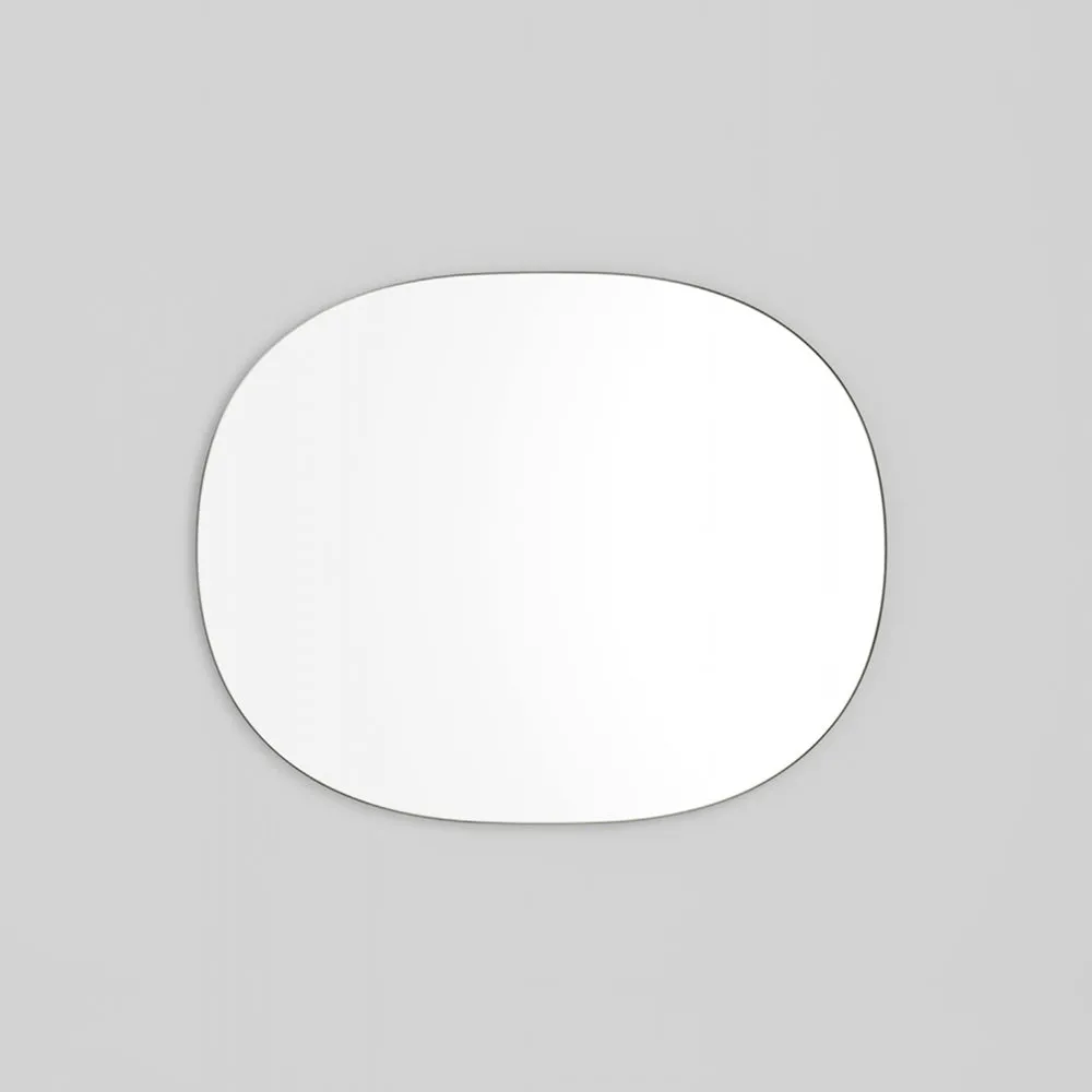 Miller Small Black Oval Mirror 60cm x 75cm