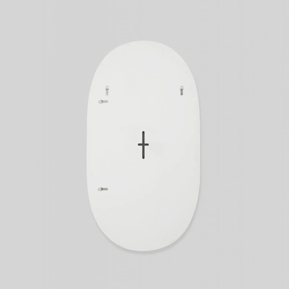 Miller Tall Bright White Oval Mirror 80cm x 150cm