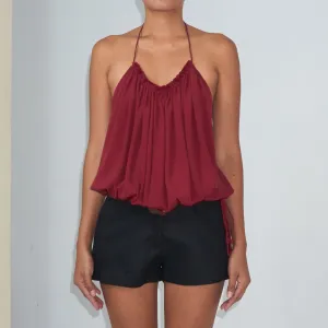 MINI BERMUDA - Linen | Black