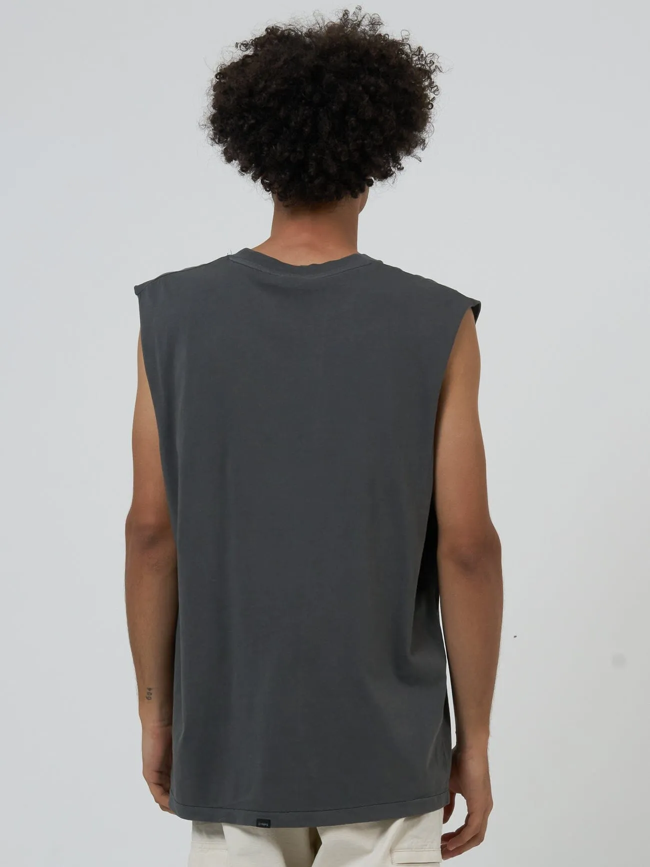 Minimal Thrills Merch Fit Muscle Tee - Merch Black