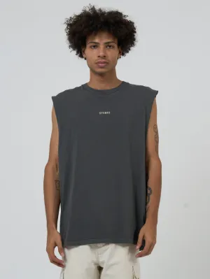 Minimal Thrills Merch Fit Muscle Tee - Merch Black