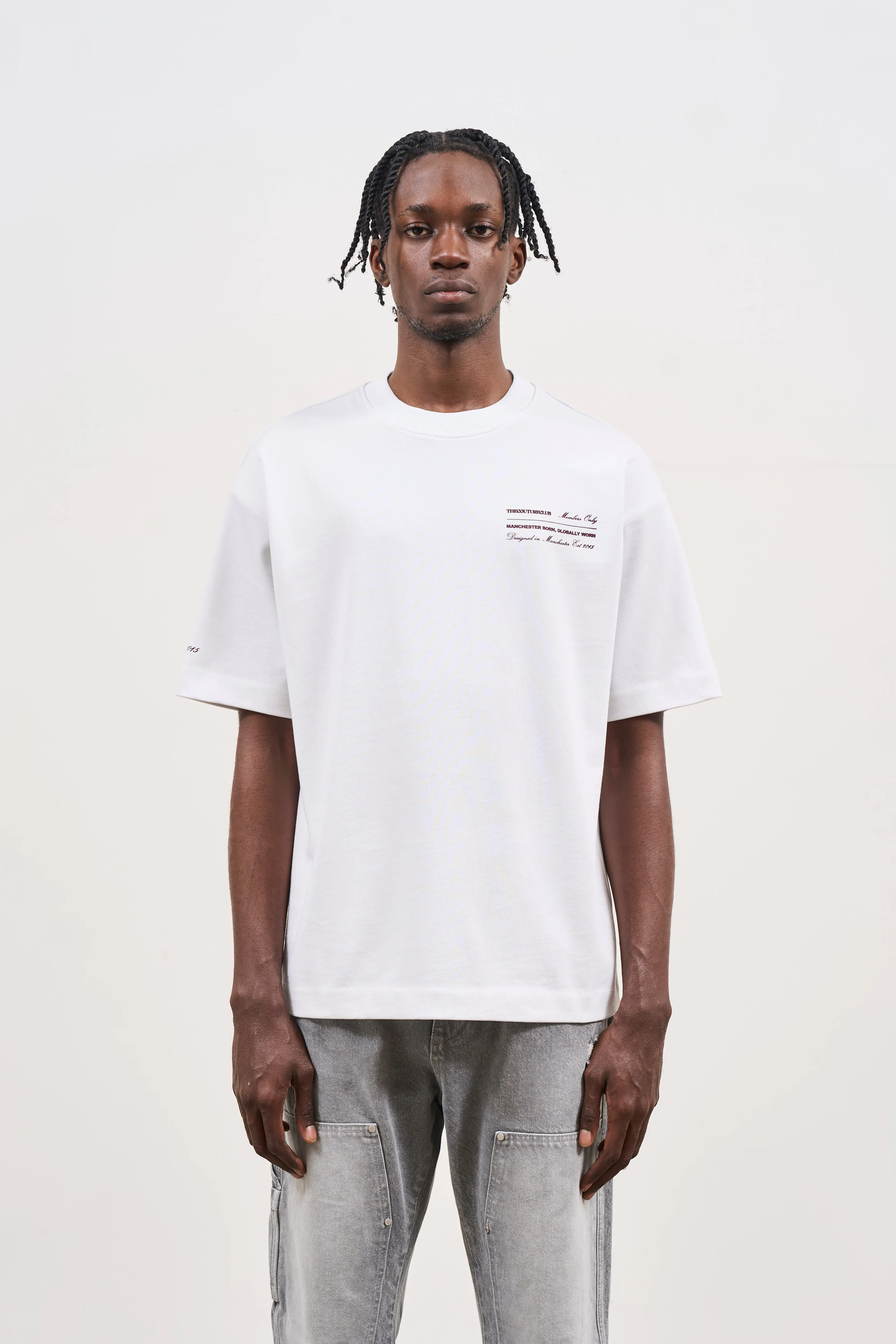 MISSION STATEMENT RELAXED T-SHIRT - WHITE