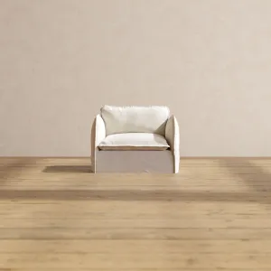 Modular Performance Armchair in Flour | Deluxe Blend