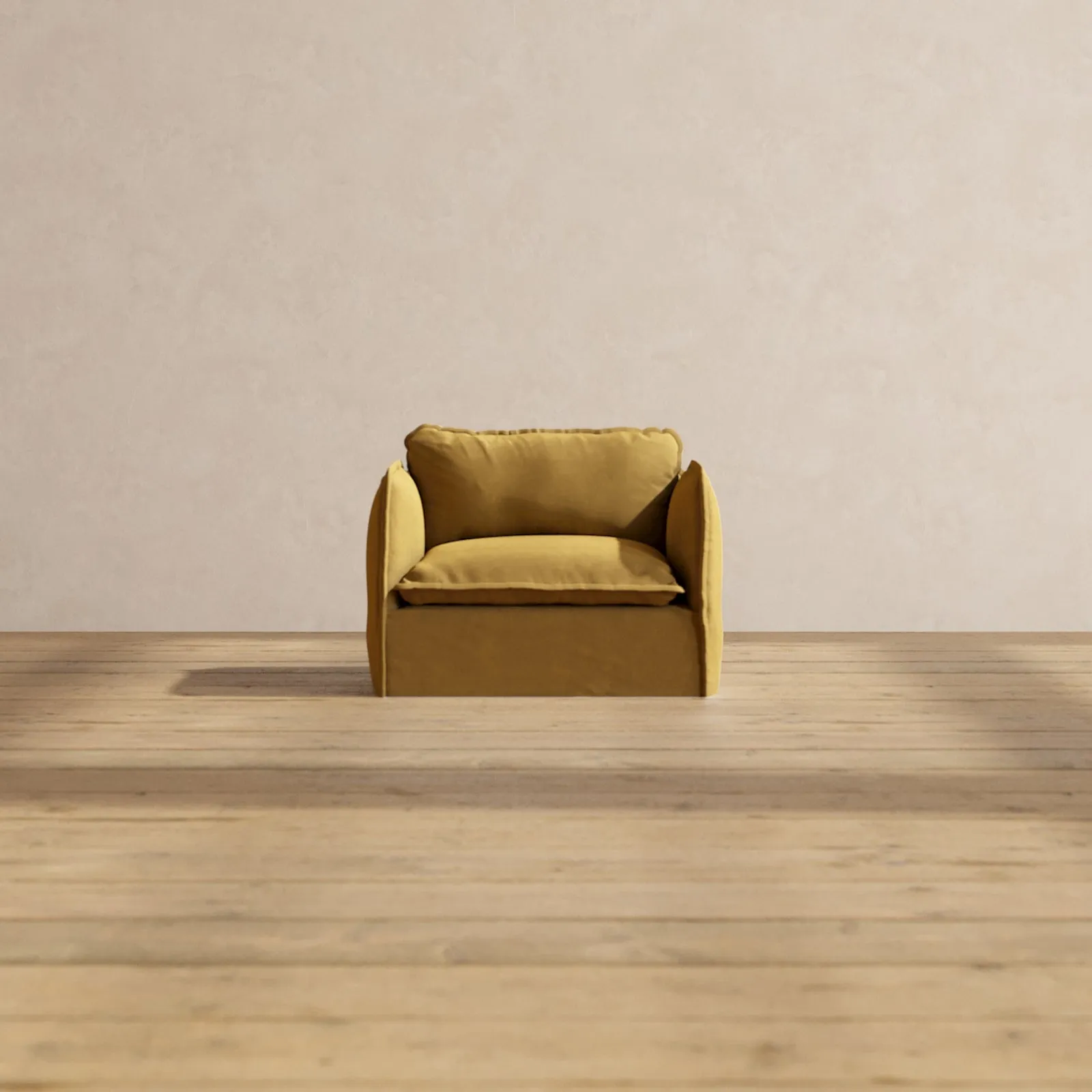 Modular Performance Armchair in Toffee | Deluxe Blend