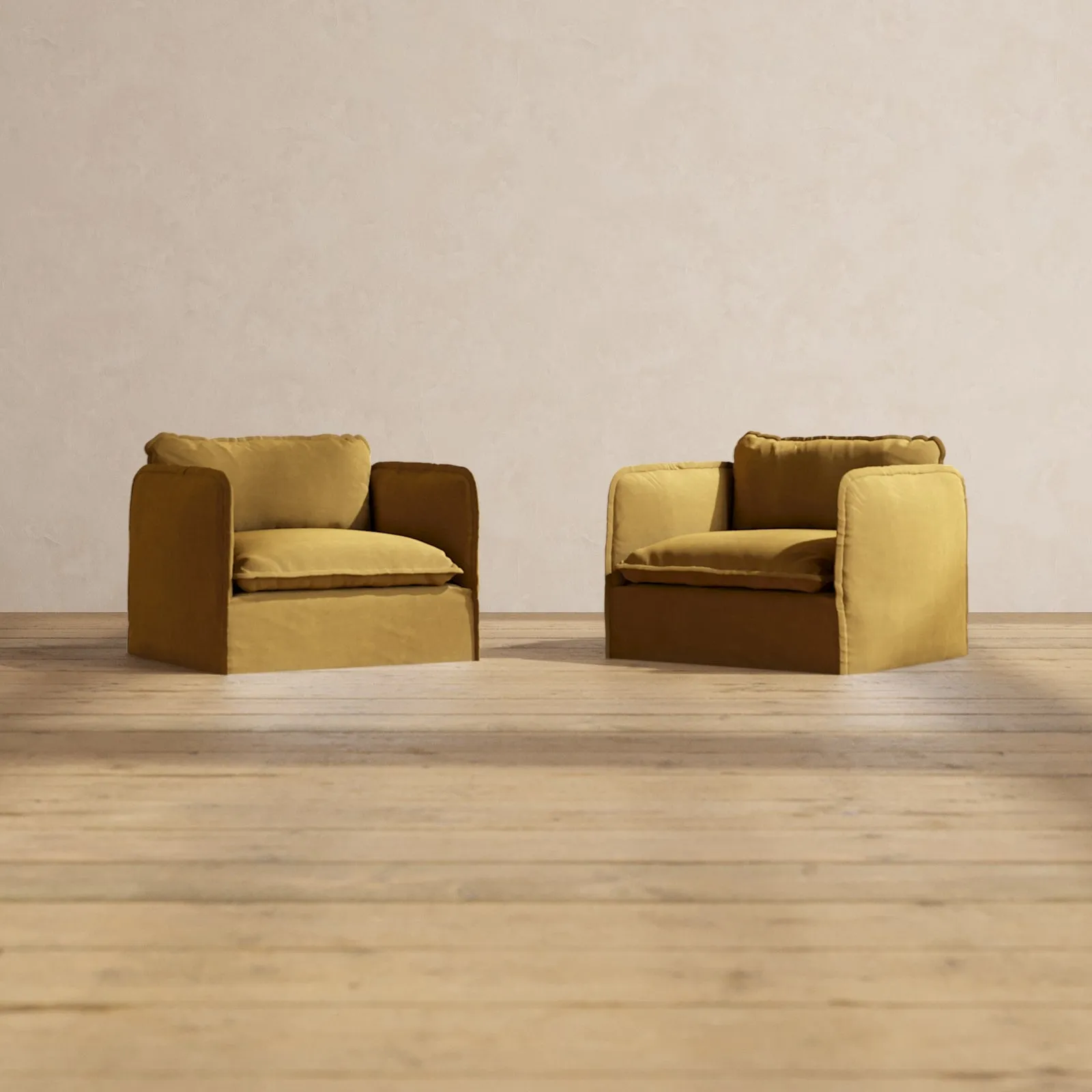 Modular Performance Armchair Set in Toffee | Deluxe Blend