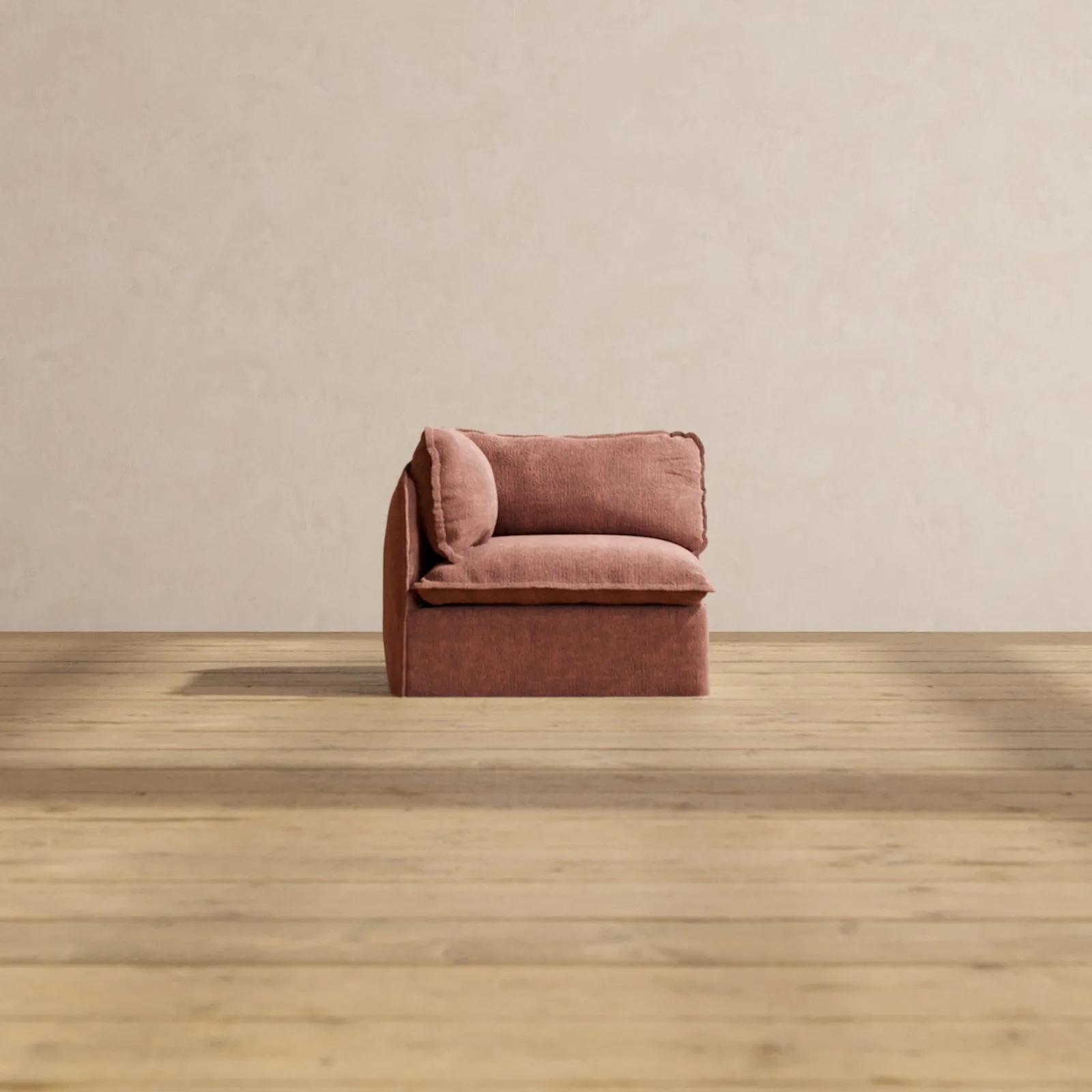 Modular Performance Corner Chair in Chestnut | Deluxe Blend