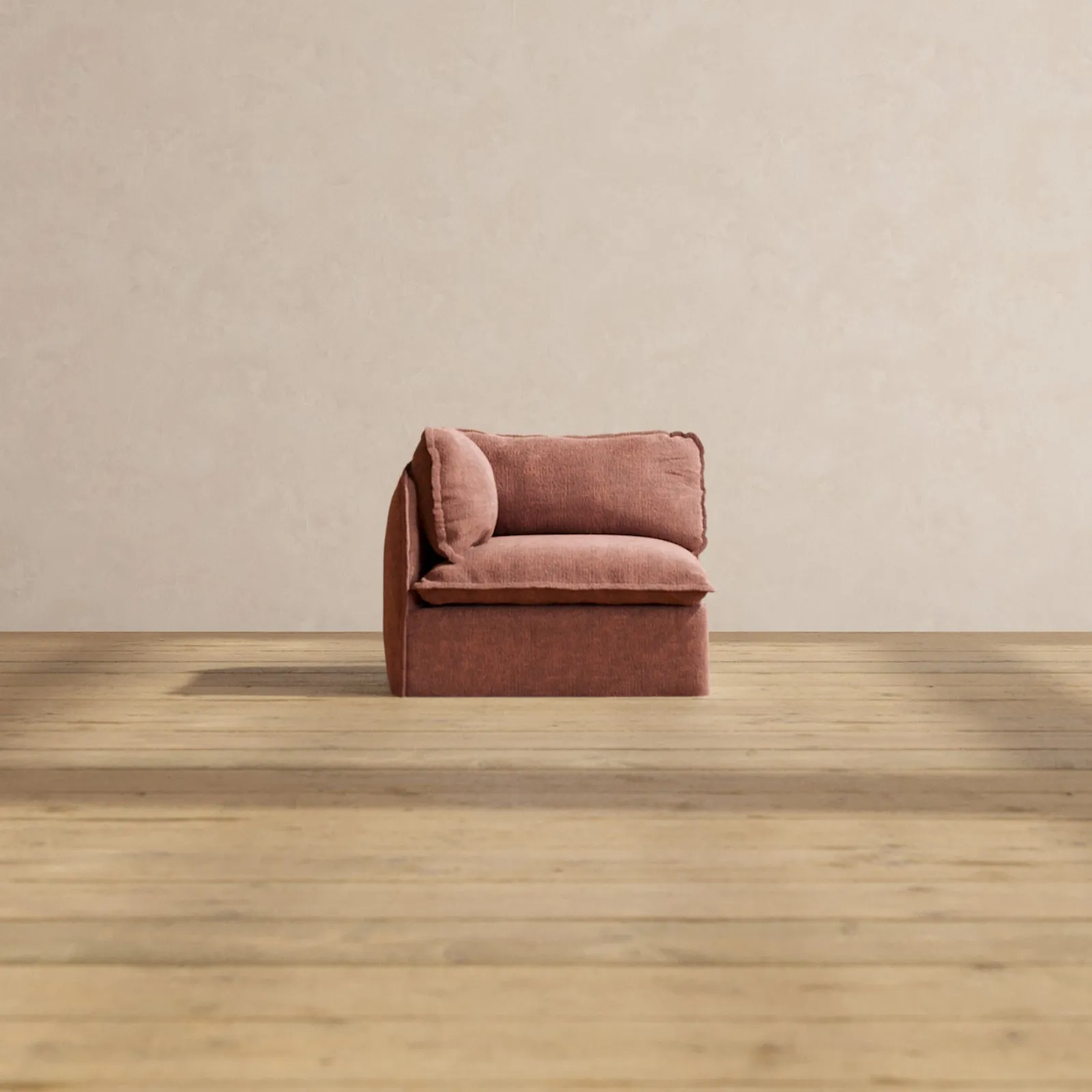 Modular Performance End Chair in Chestnut | Deluxe Blend