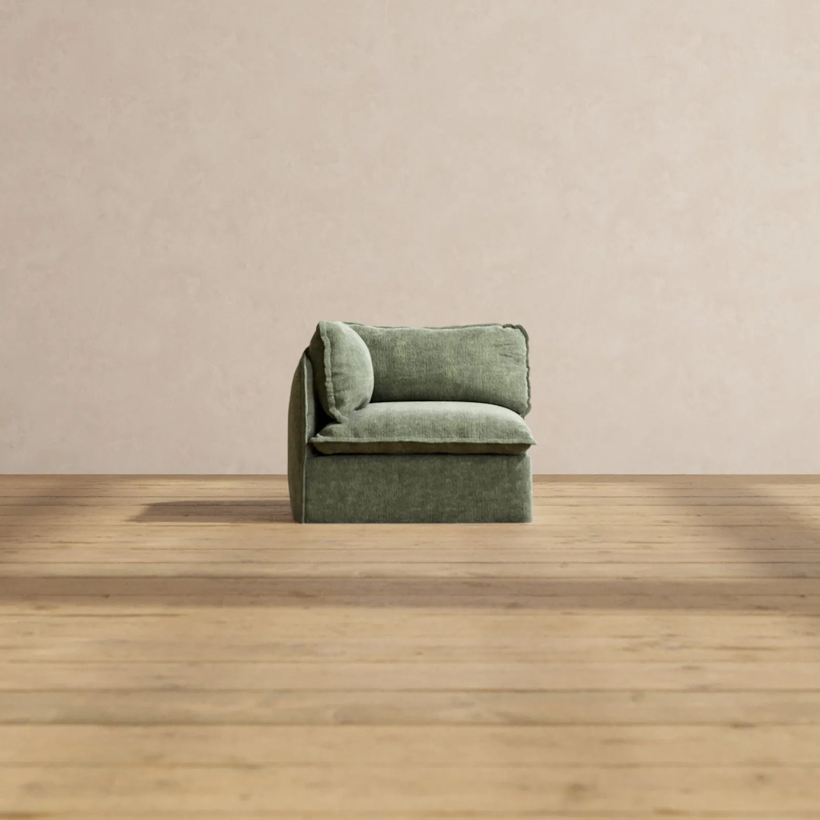 Modular Performance End Chair in Willow | Deluxe Blend