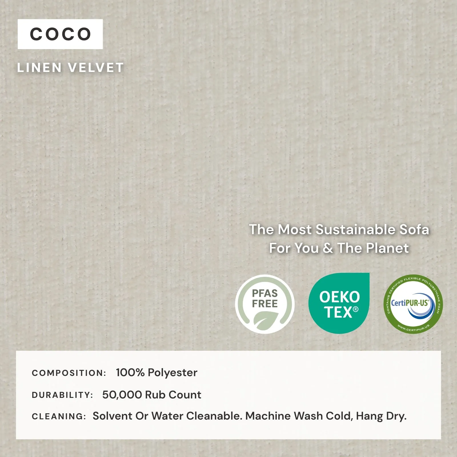 Modular Washable 3-Seater   Bench Ottoman in Coco | Memorix  Seat | Contour Pillow