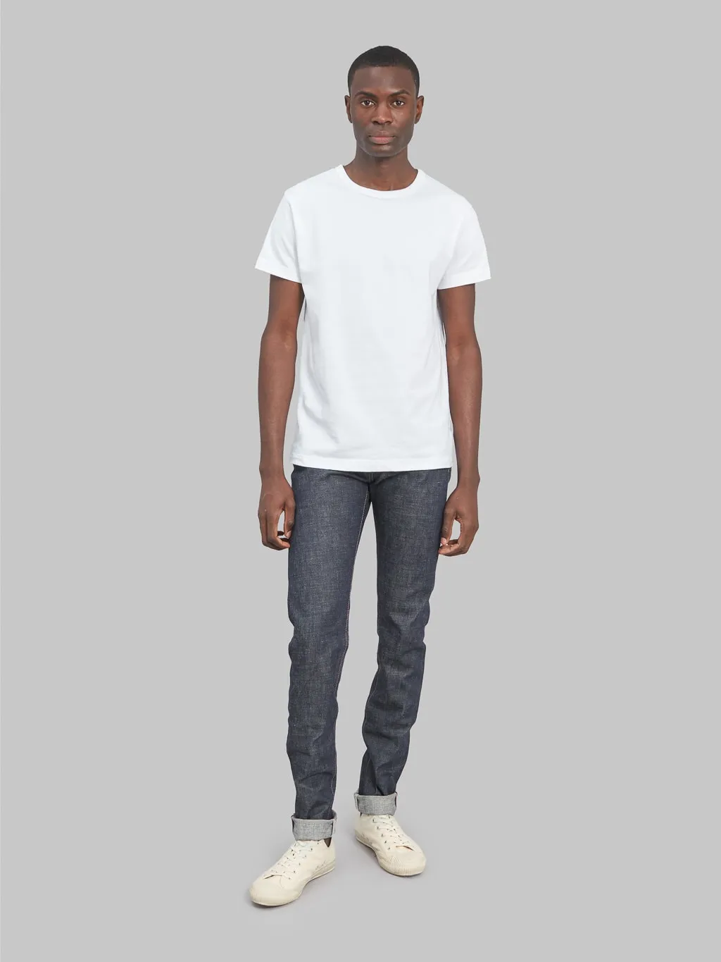 Momotaro 0306-40 14.7oz Legacy Blue Tight Tapered Jeans