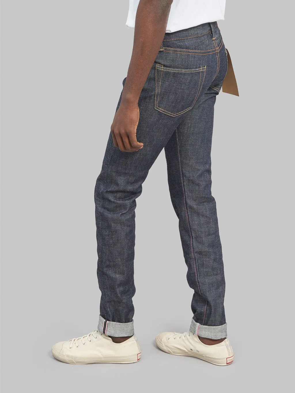 Momotaro 0306-40 14.7oz Legacy Blue Tight Tapered Jeans
