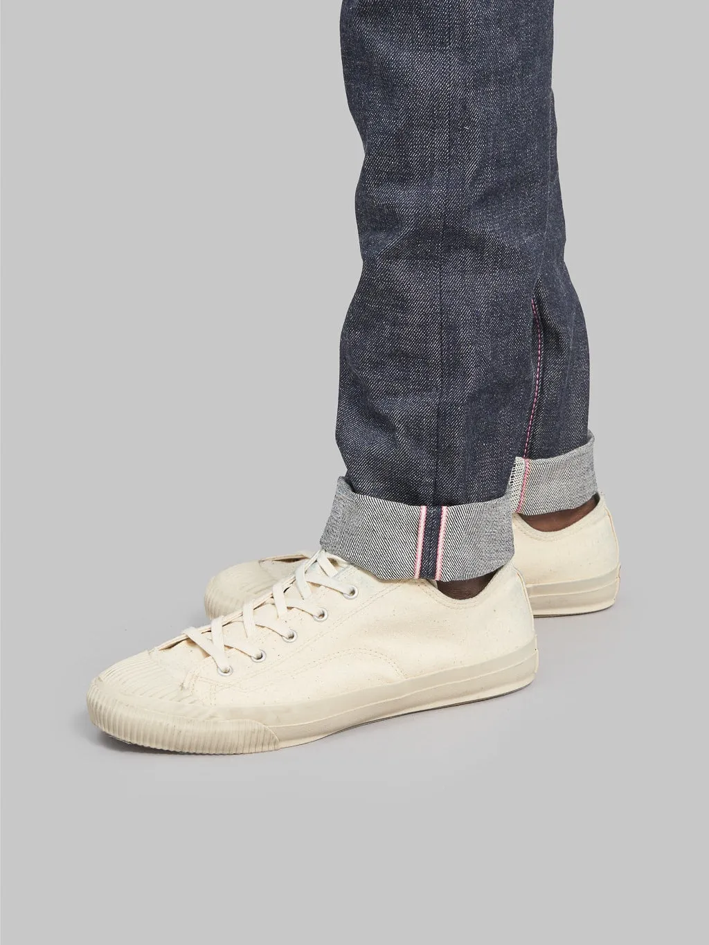 Momotaro 0306-40 14.7oz Legacy Blue Tight Tapered Jeans