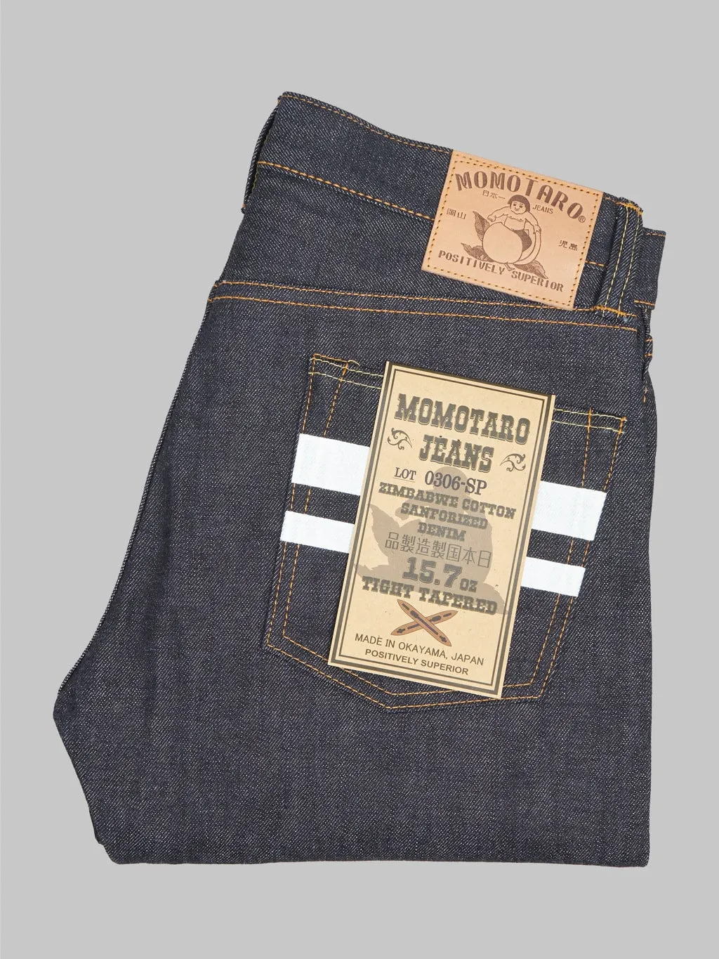 Momotaro 0306-SP Going To Battle 15.7oz Tight Tapered Jeans
