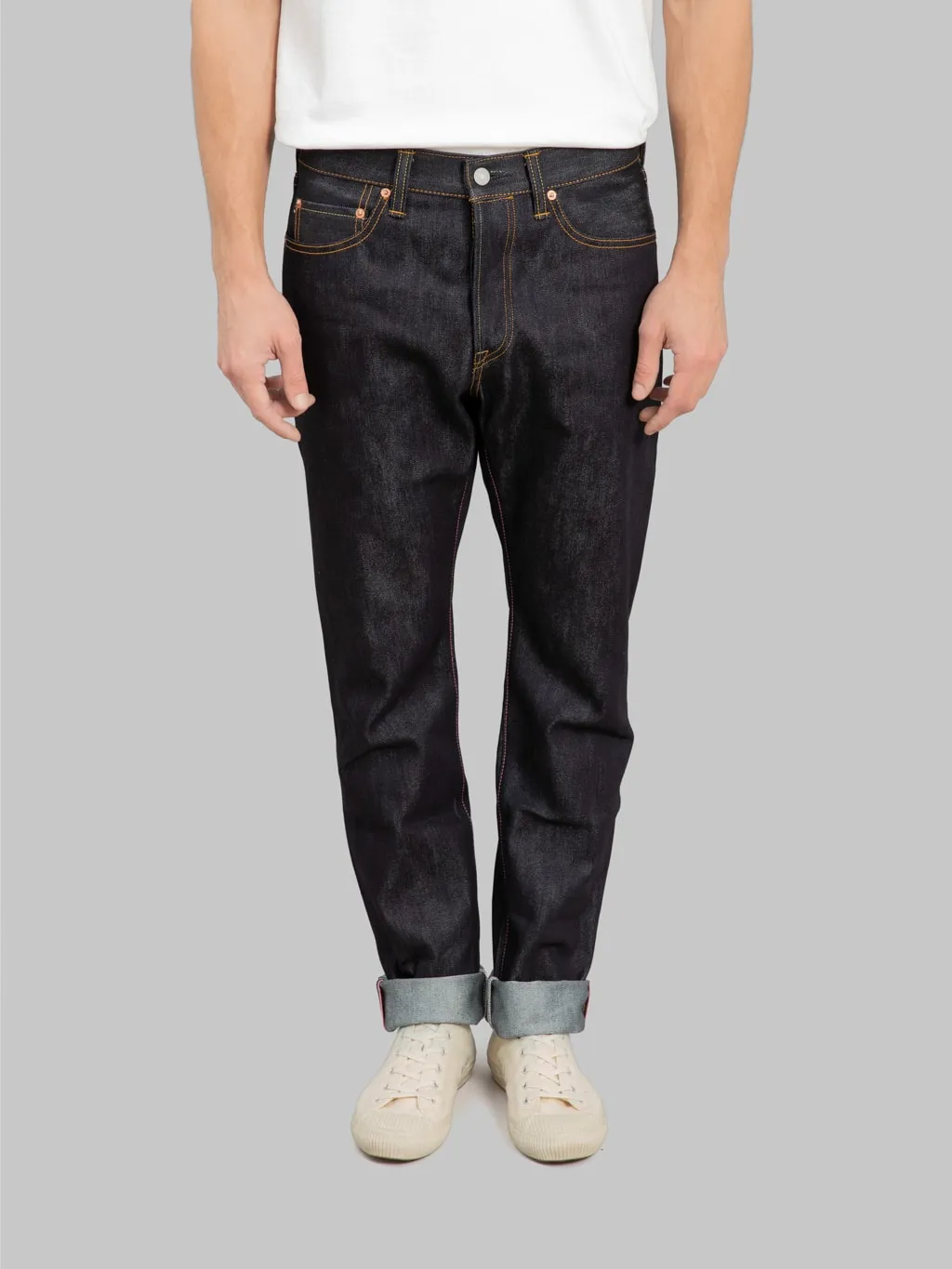 Momotaro 0605SILK 16oz Silk Denim Natural Tapered Jeans