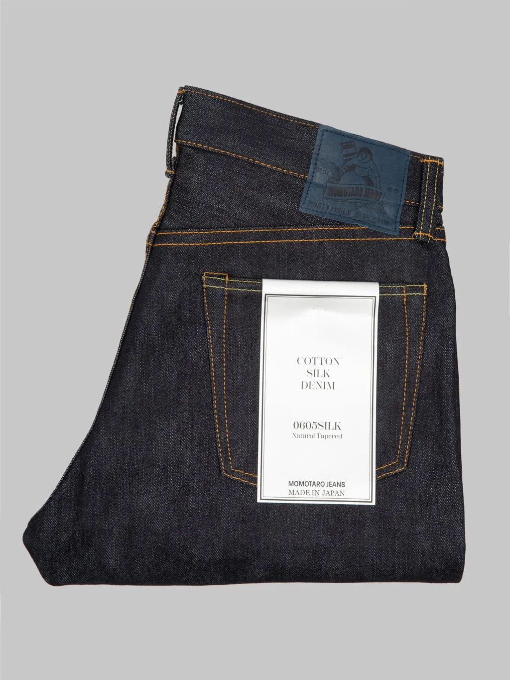 Momotaro 0605SILK 16oz Silk Denim Natural Tapered Jeans