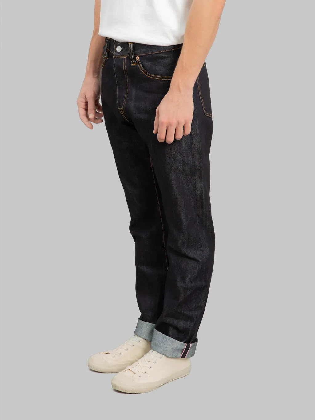 Momotaro 0605SILK 16oz Silk Denim Natural Tapered Jeans