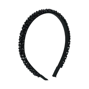 Multicolored Crosscut Gemstone Headband