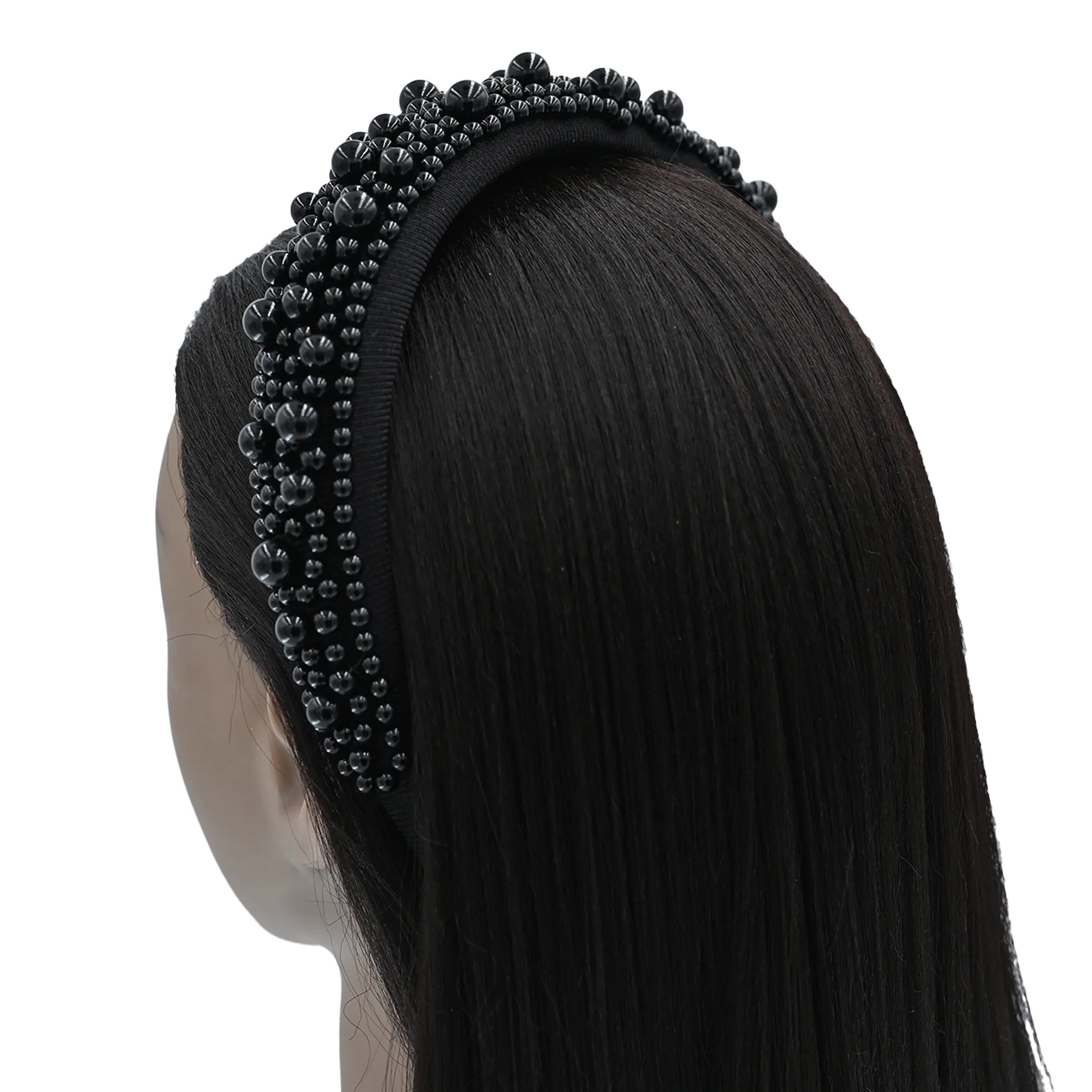 Multicolored Royal Pearl Tiara Headband