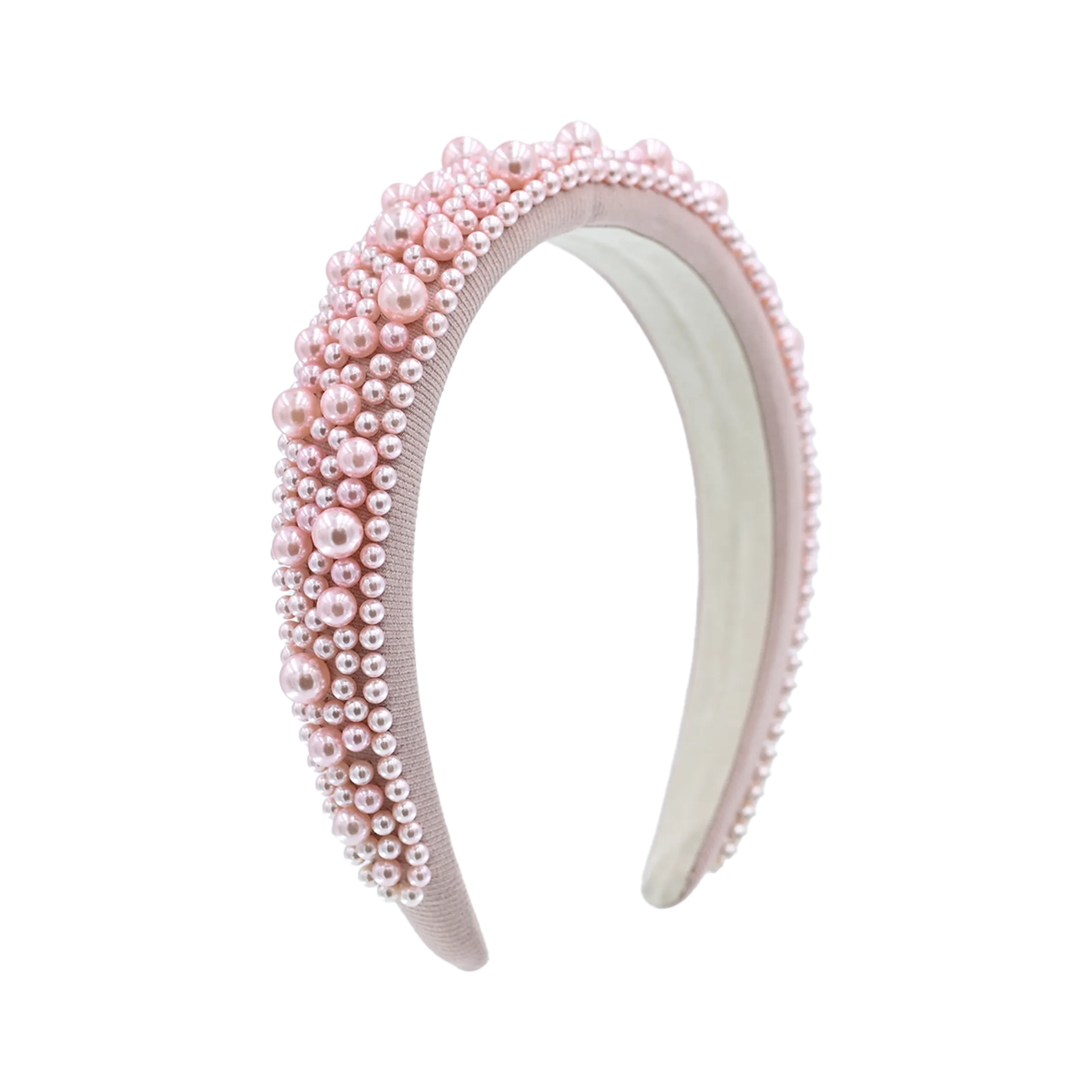 Multicolored Royal Pearl Tiara Headband