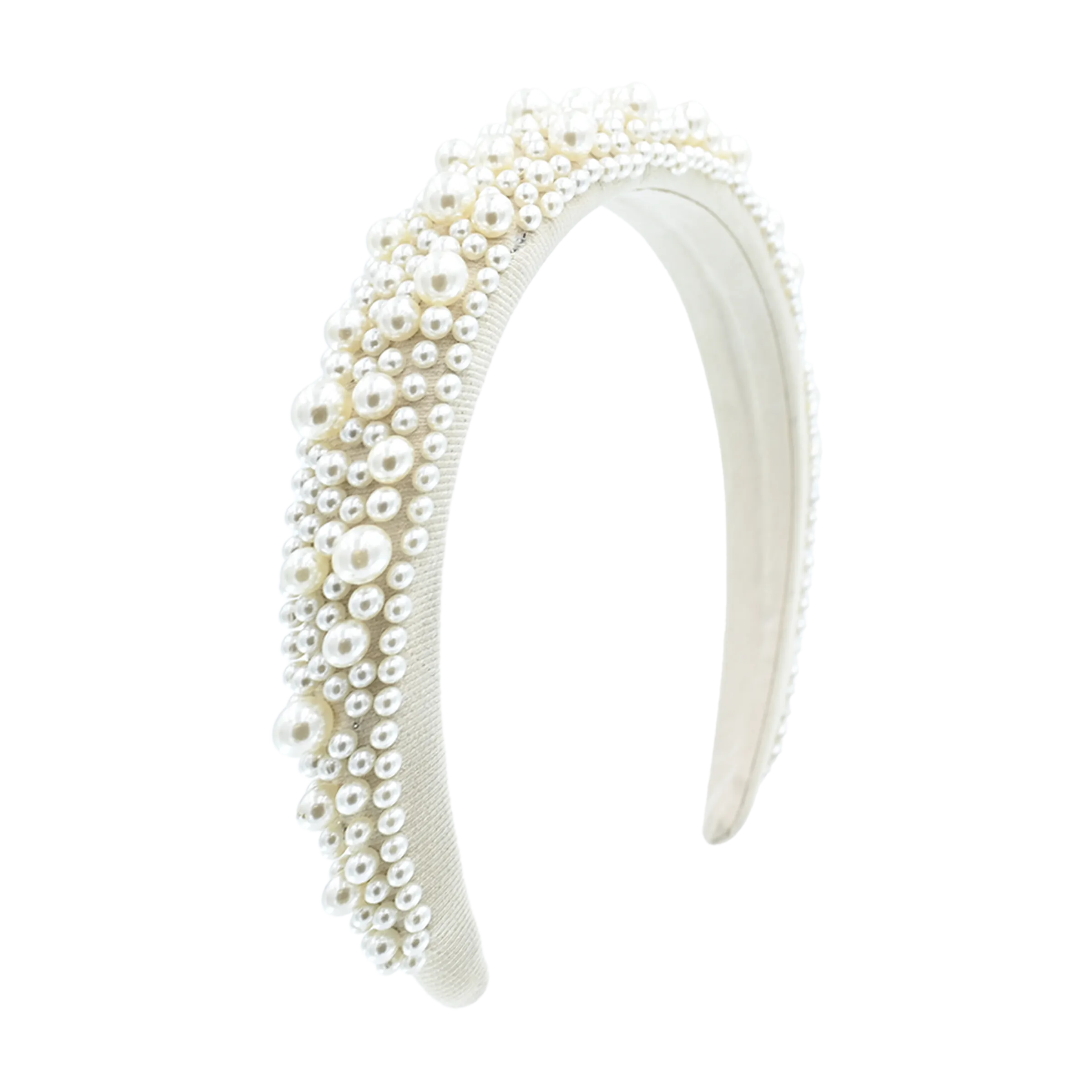 Multicolored Royal Pearl Tiara Headband