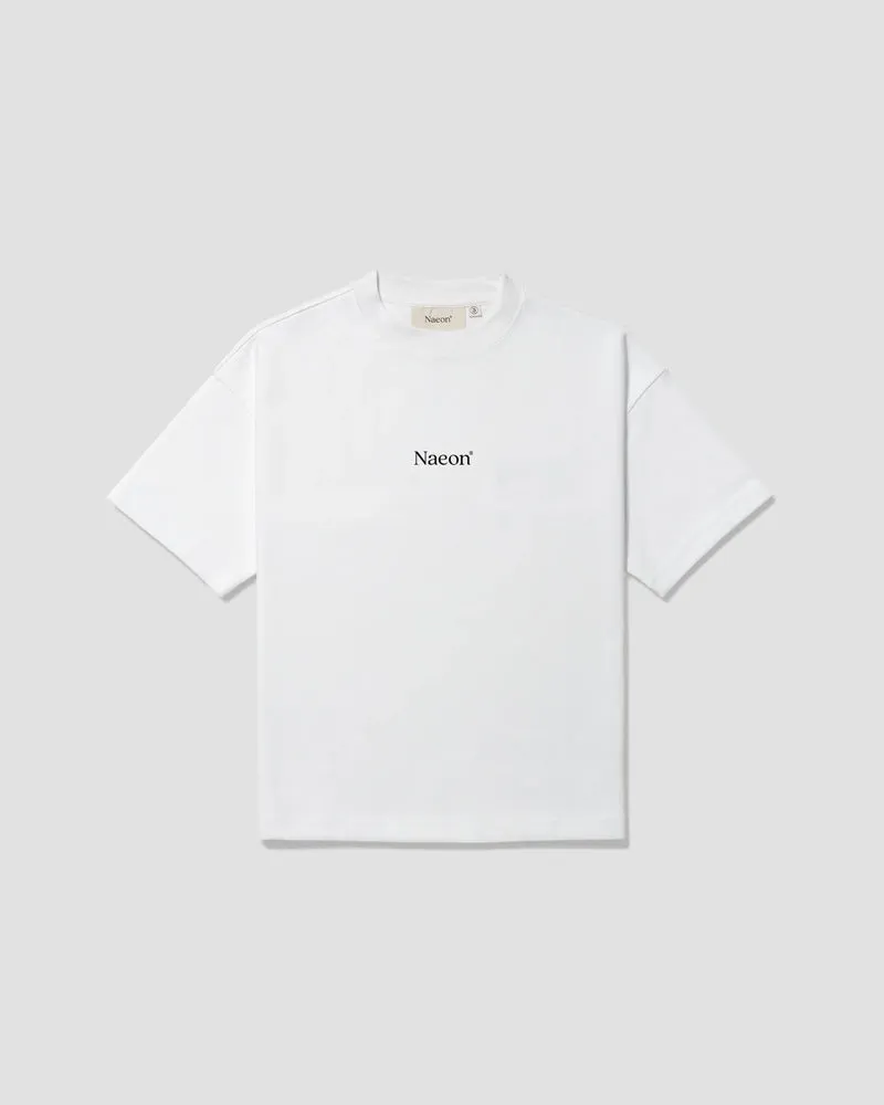 NAEON CREATION OF ADAM HEAVYWEIGHT TEE WHITE