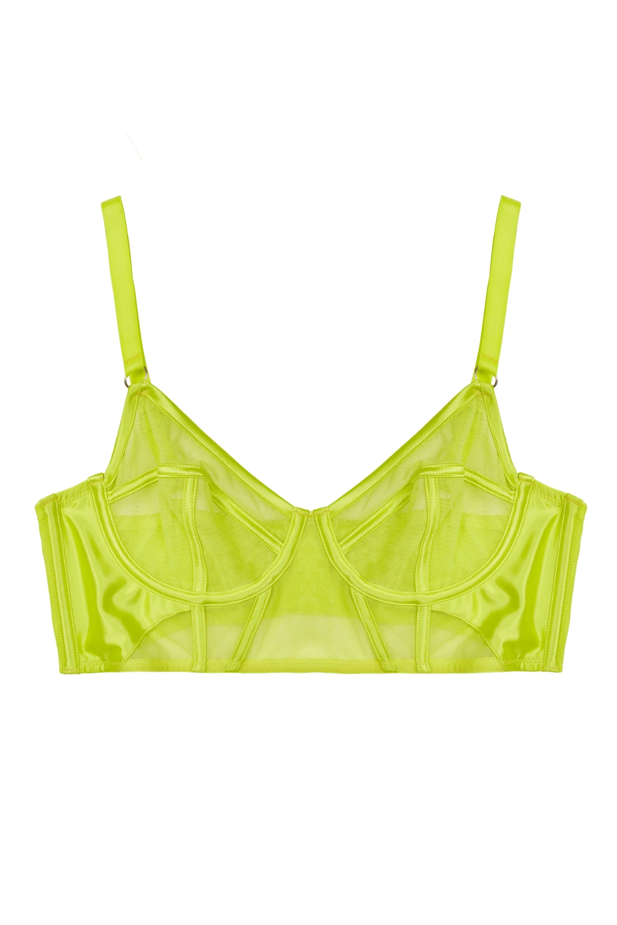 Nahli Longline Lime Bra