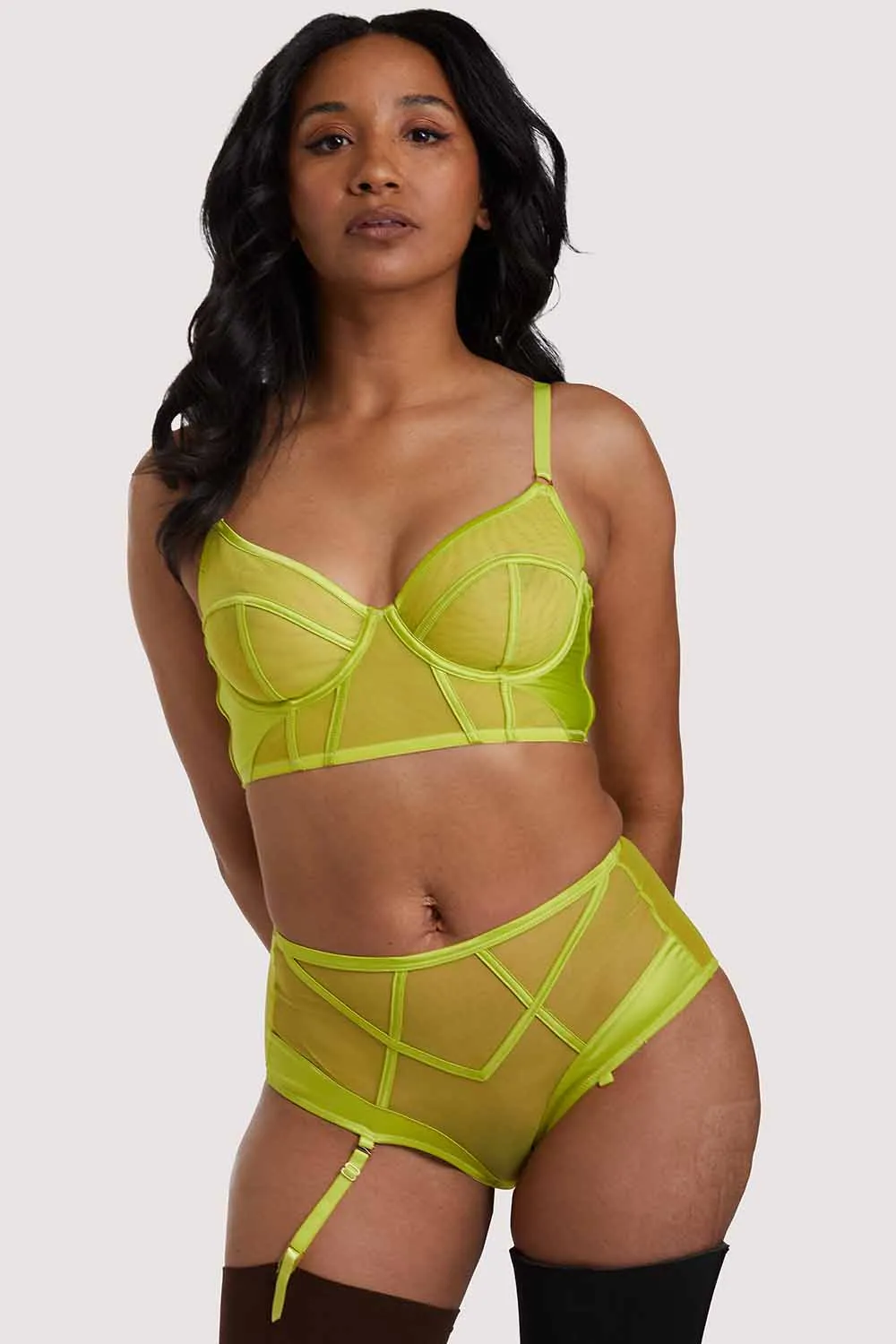 Nahli Longline Lime Bra