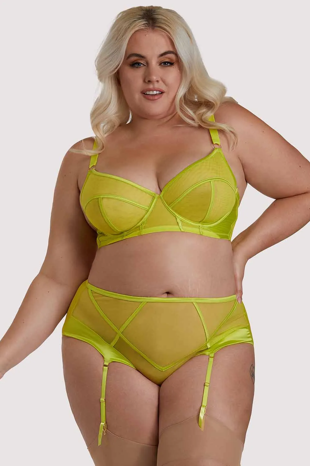 Nahli Longline Lime Bra