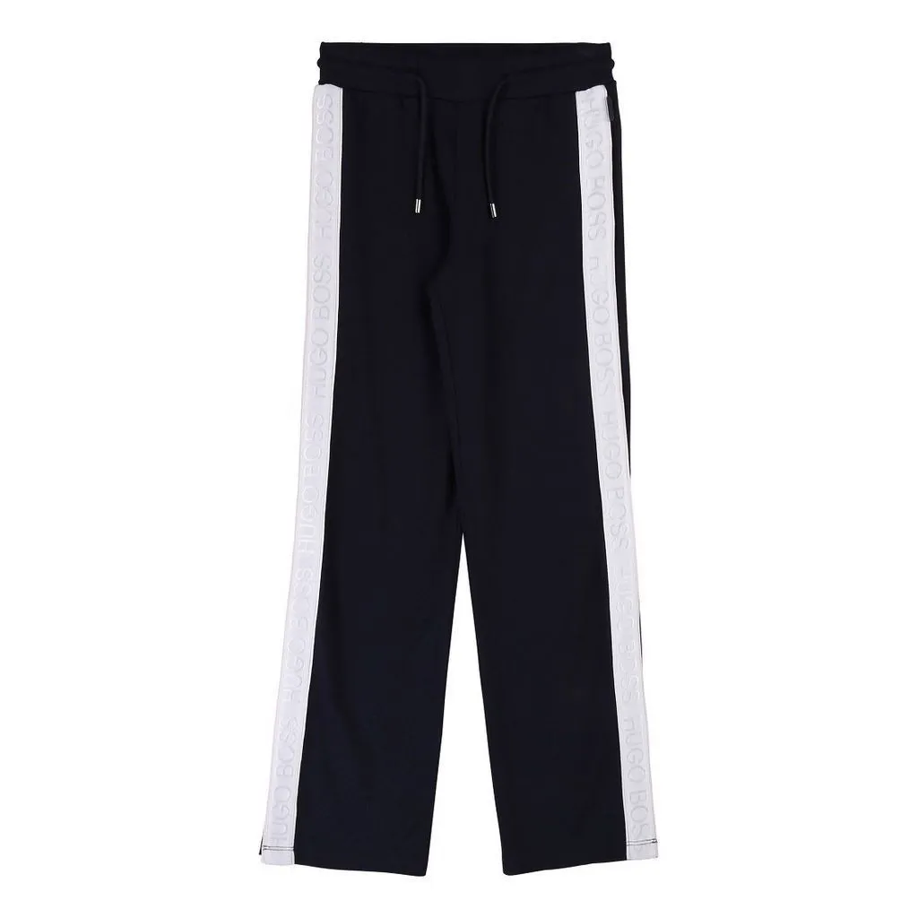 Navy Soft Side Stripe Sweatpants