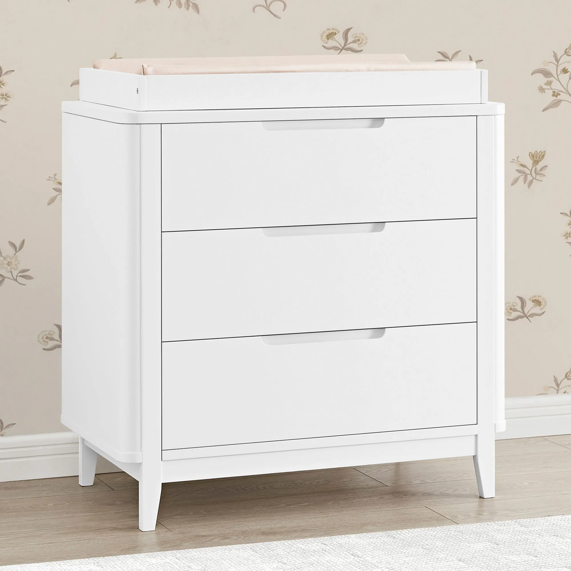 Noah 3 Drawer Dresser with Changing Top and Interlocking Drawers