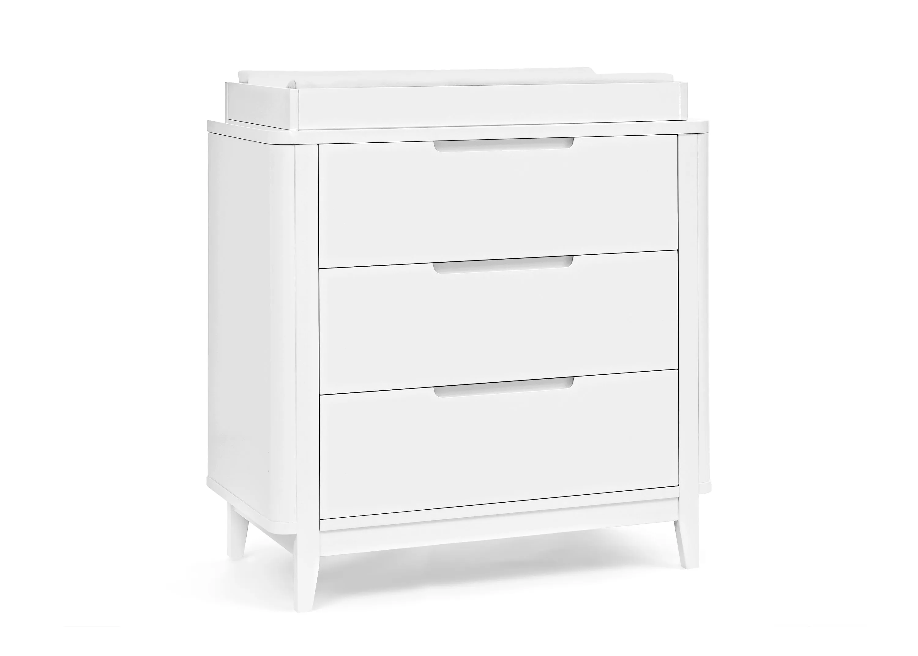 Noah 3 Drawer Dresser with Changing Top and Interlocking Drawers