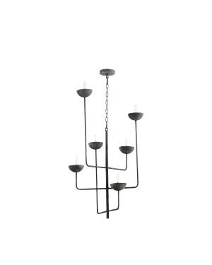 NOIR CANDLELIGHT CHANDELIER