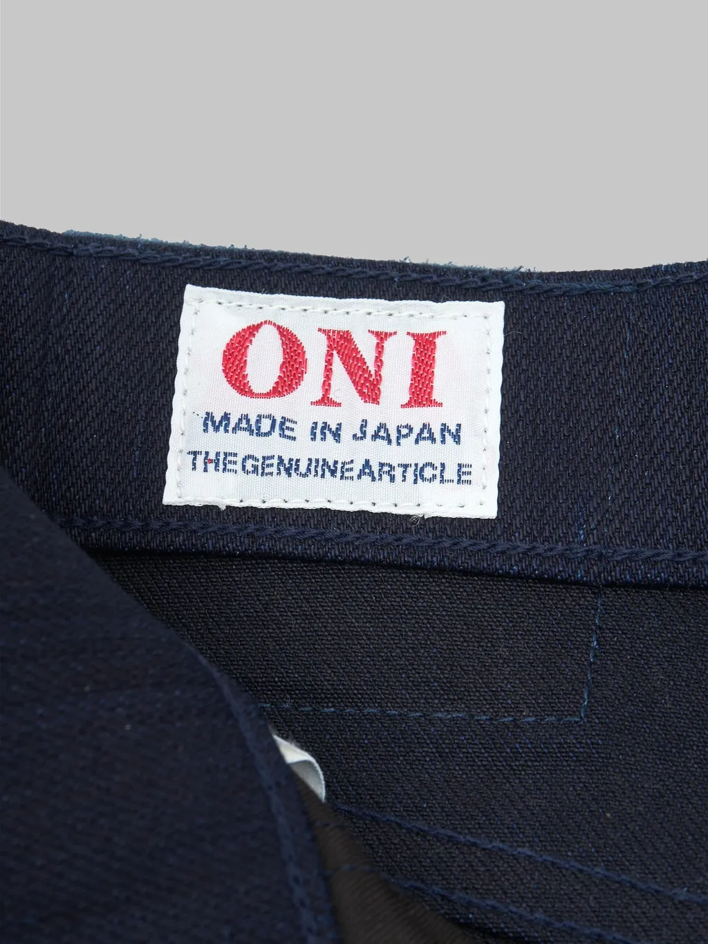 ONI Denim 526S-IDBK High Power Stretch Denim 11oz Semi Tight Straight Jeans