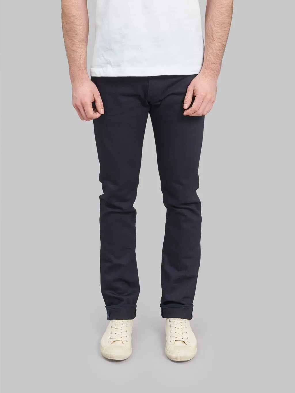 ONI Denim 526S-IDBK High Power Stretch Denim 11oz Semi Tight Straight Jeans