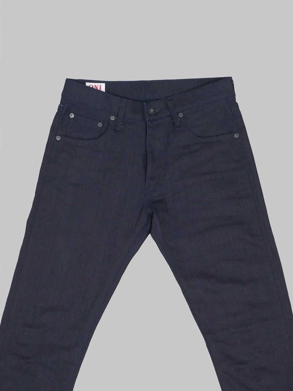 ONI Denim 526S-IDBK High Power Stretch Denim 11oz Semi Tight Straight Jeans