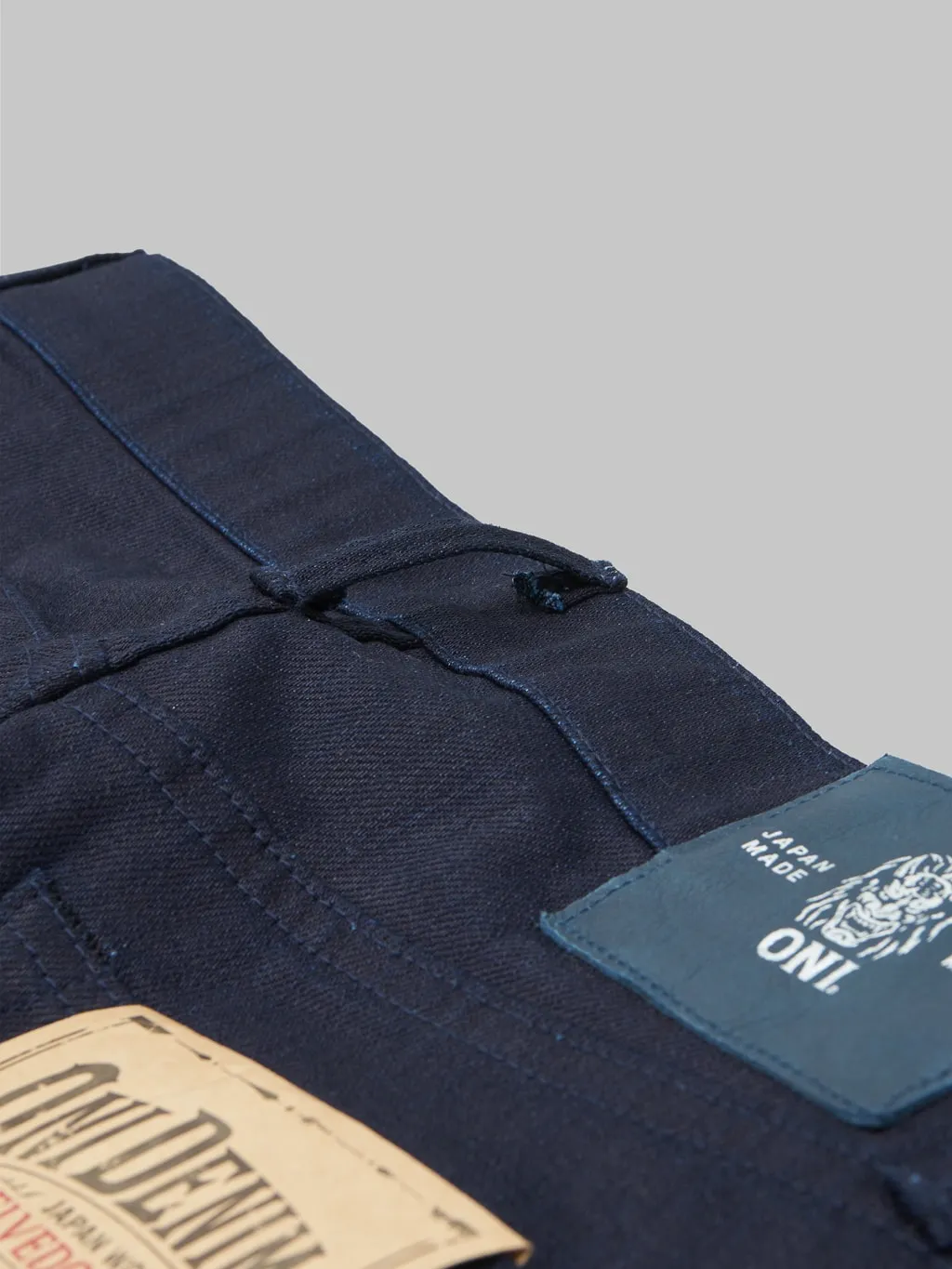 ONI Denim 526S-IDBK High Power Stretch Denim 11oz Semi Tight Straight Jeans