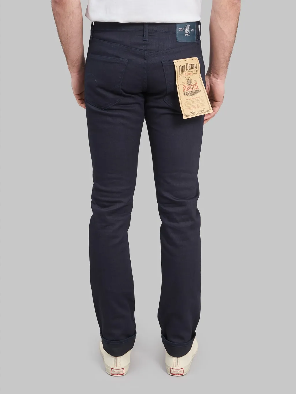 ONI Denim 526S-IDBK High Power Stretch Denim 11oz Semi Tight Straight Jeans