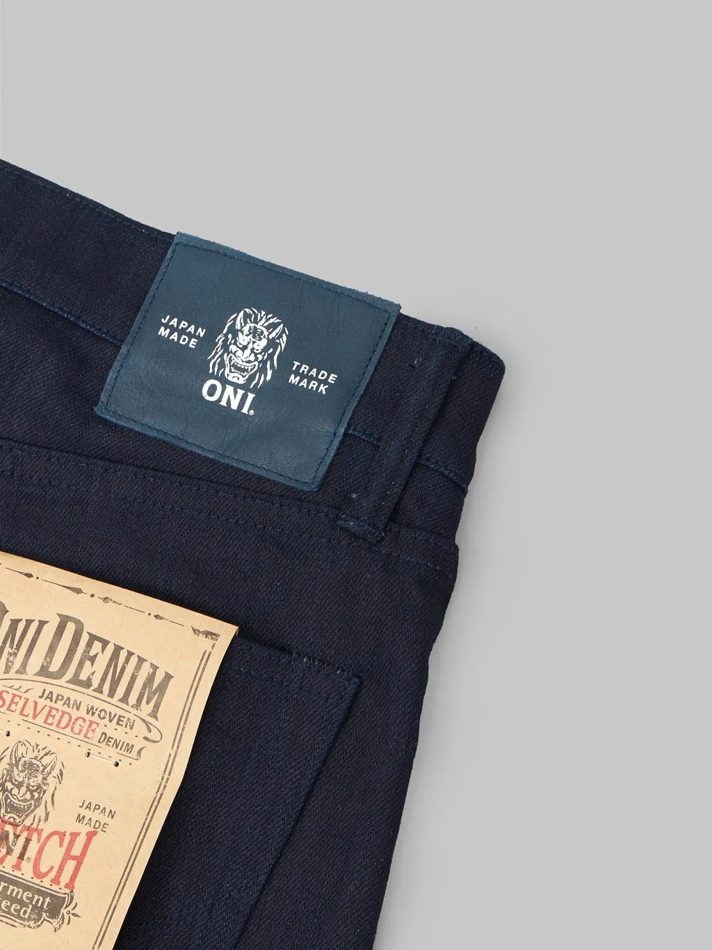 ONI Denim 526S-IDBK High Power Stretch Denim 11oz Semi Tight Straight Jeans